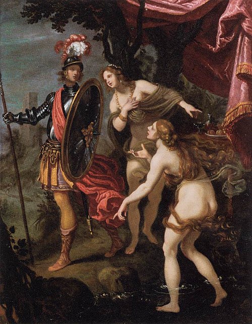 La Tentation de Charles et Ubalde, 1629, Giovanni Bilivert