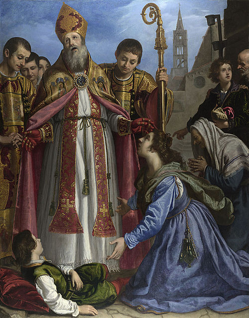 Saint Zenobius revives a Dead Boy, 1610, Giovanni Bilivert
