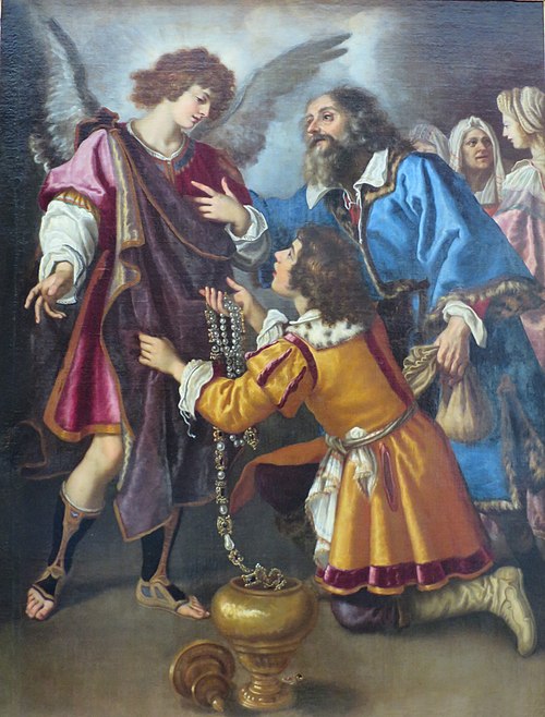 Tobias's Farewell to the Angel, 1610, Giovanni Bilivert