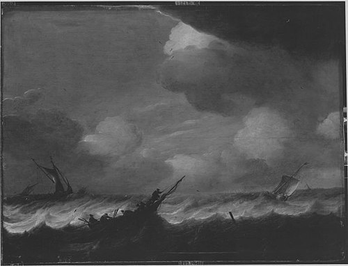 Bewegte See, 1644, Pieter de Zeelander