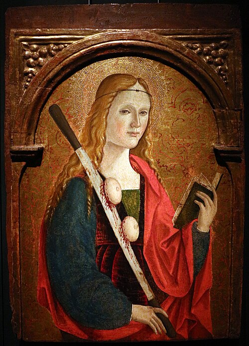 Saints Agatha and Apollonia, , Giovanni Marinoni