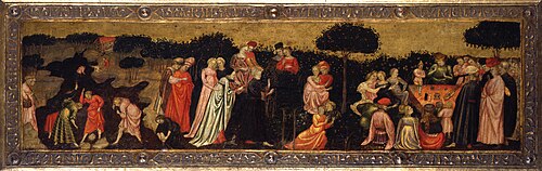 Garden of Love, 1415, Maestro della Crocifissione Gr