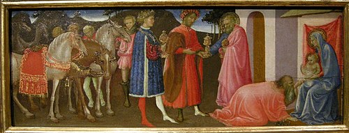 The adoration of the Magi, 1425, Maestro della Crocifissione Gr