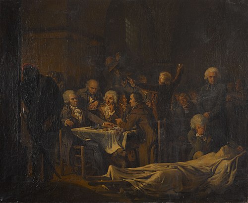 Dernier banquet des Girondins, , Julien Léopold Boilly
