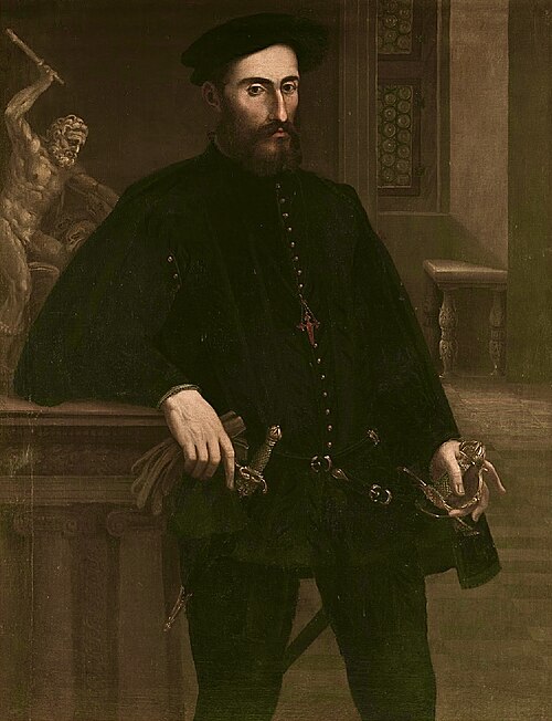 Portrait de Pierre-Louis Farnèse, 1547, Girolamo Mazzola Bedoli