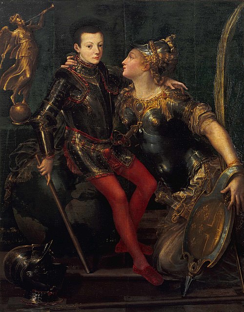 Parma embraces Alessandro Farnese, 1556, Girolamo Mazzola Bedoli