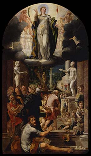 聖母受胎, 1533, Girolamo Mazzola Bedoli