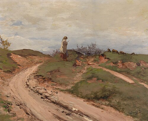 Kleine Hirtin, 1914, Béla Spányi