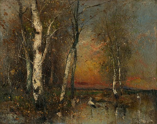 Lesná krajina, 1902, Béla Spányi
