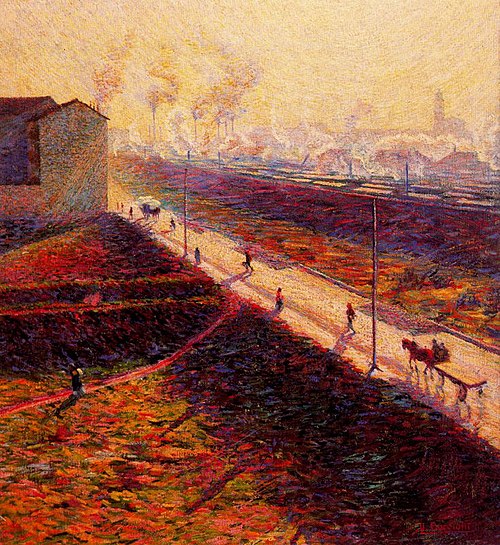 Il Mattino, 1909, Umberto Boccioni
