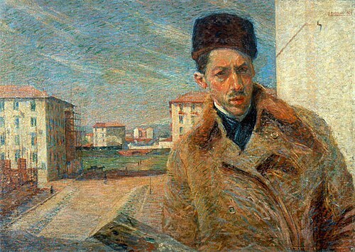 Autoritratto di Umberto Boccioni, 1908, Umberto Boccioni