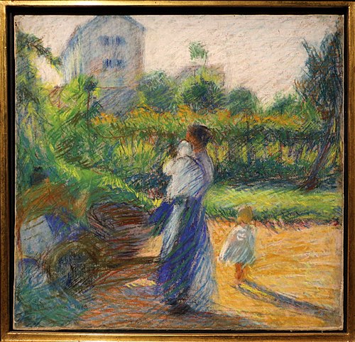 Donna in Giardino, 1910, Umberto Boccioni