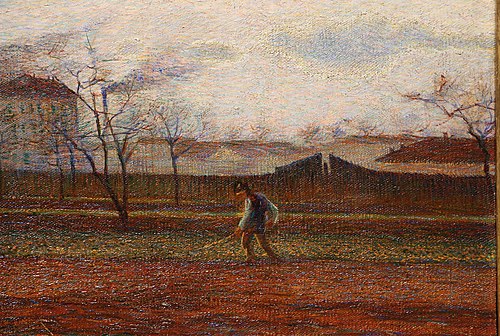 Farmer at work, 1908, Umberto Boccioni