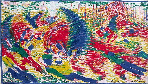 Study for 'The City Rises', 1910, Umberto Boccioni