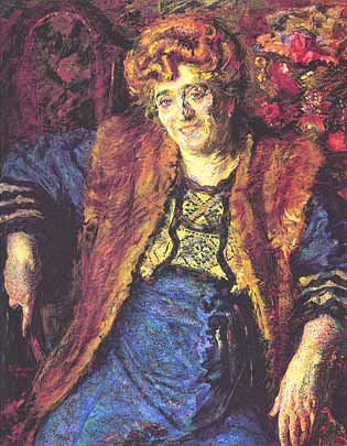 Portrait of Mrs. Adalgisa Maffi, 1909, Umberto Boccioni