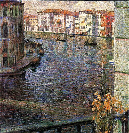 The Grand Canal in Venice, 1907, Umberto Boccioni