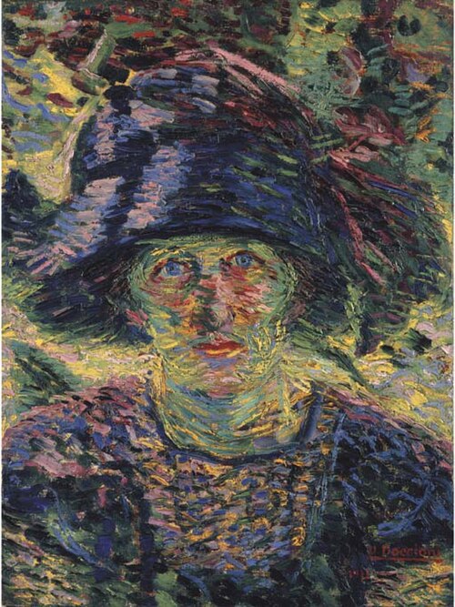 Female Portrait, 1911, Umberto Boccioni