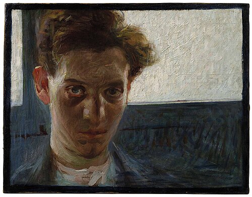 Portrait of young, 1905, Umberto Boccioni