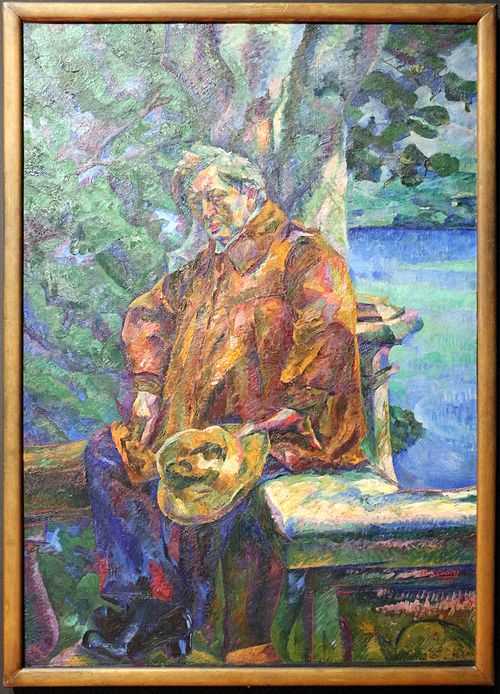 Portrait of Maestro Busoni, 1916, Umberto Boccioni