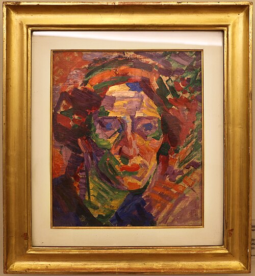 Portrait of Mrs. Casanova, 1911, Umberto Boccioni