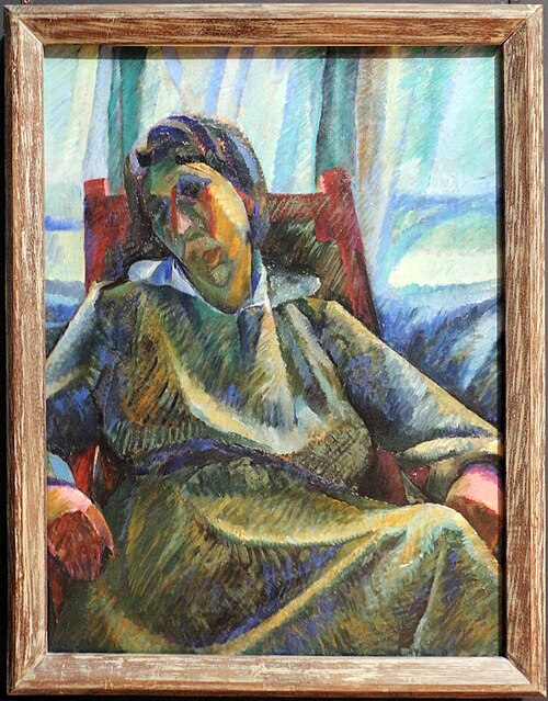 Plastic Synthesis of a Seated Figure (Silva), 1915, Umberto Boccioni