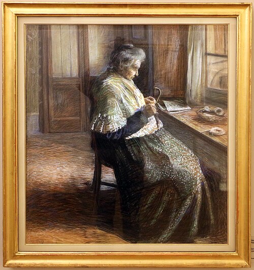 The Mother, 1907, Umberto Boccioni