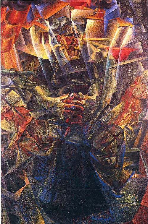 Materia, 1912, Umberto Boccioni