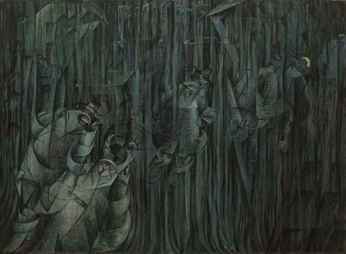 États d'âme III : Ceux qui restent, 1911, Umberto Boccioni