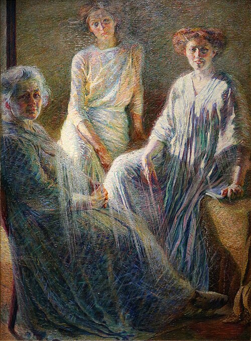 Tre donne, 1910, Umberto Boccioni