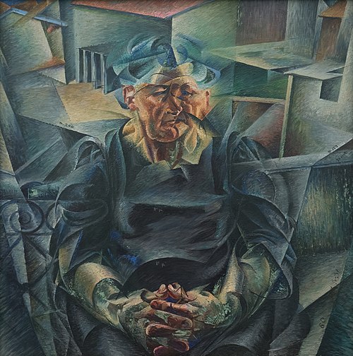 Construction Horizontale, 1912, Umberto Boccioni