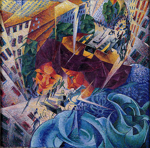 Visioni simultanee, 1912, 1912, Umberto Boccioni