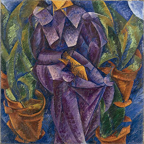 Costruzione spiralica, 1913, Umberto Boccioni