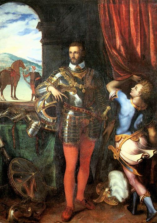 Portrait d'Ottavio Farnese, 1551, Giulio Campi