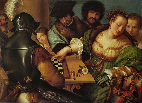 Le Jeu d'échecs, 1530, Giulio Campi