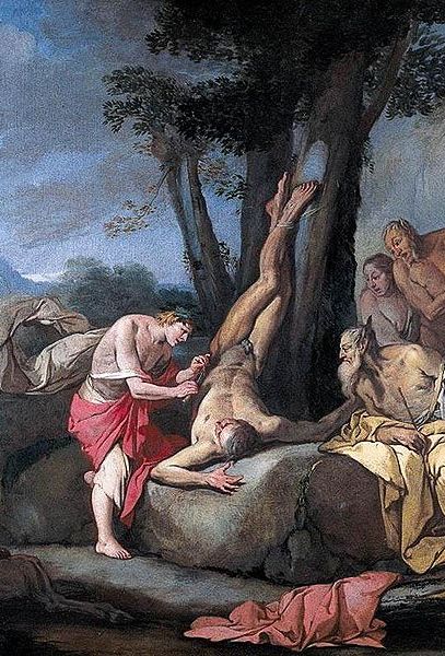 Apollo and Marsyas, 1650, Giulio Carpioni