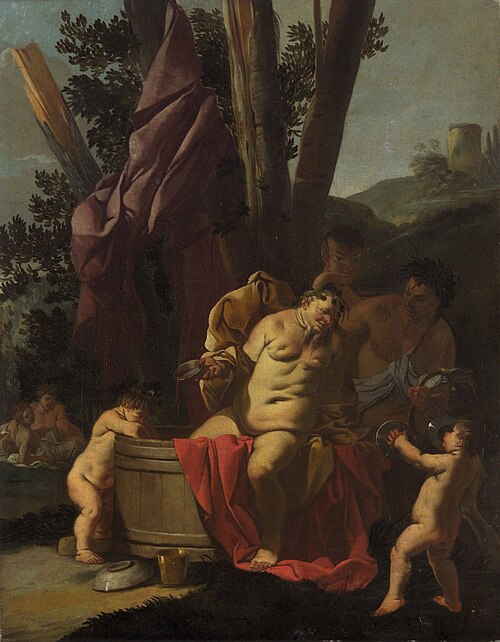 Trunkener Silen, , Giulio Carpioni
