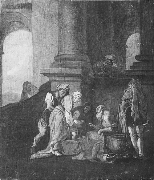 Der blinde Wahrsager, 1645, Giulio Carpioni