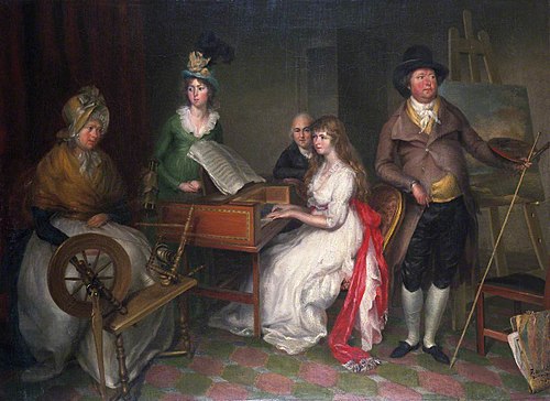 Thomas Jones (1742–1803), and His Family, 1797, Francesco Renaldi