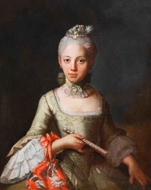 Portrait de jeune fille, 1745, Giuseppe Bonito