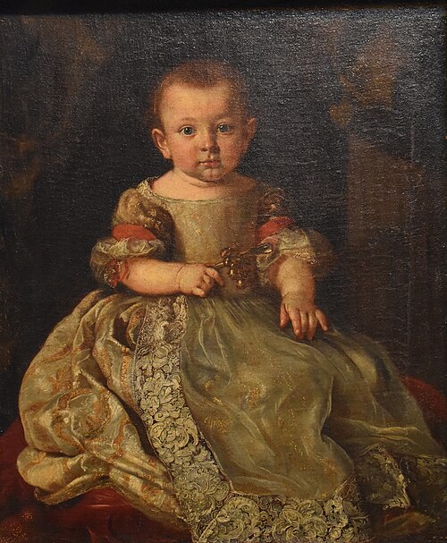 Enfant au hochet, 1800, Giuseppe Bonito