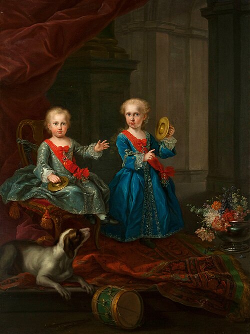 Francesco Saverio e Antonio Pasquale di Borbone, 1759, Giuseppe Bonito