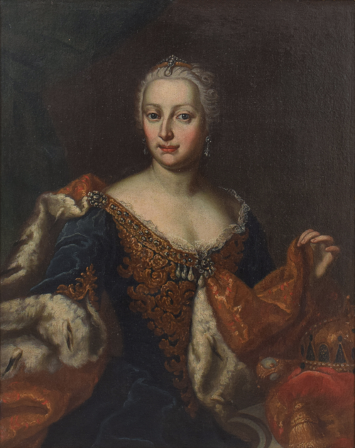 "Ritratto di Maria Amalia di Sassonia", 1750, Giuseppe Bonito