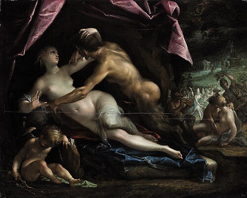 Pan and Selene, 1600, Hans von Aachen