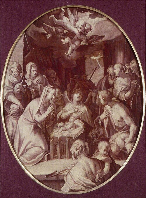 Nativity, 1590, Hans von Aachen