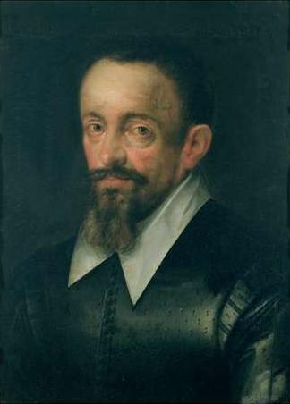 Portrait of a man, possibly Johannes Kepler, 1589, Hans von Aachen