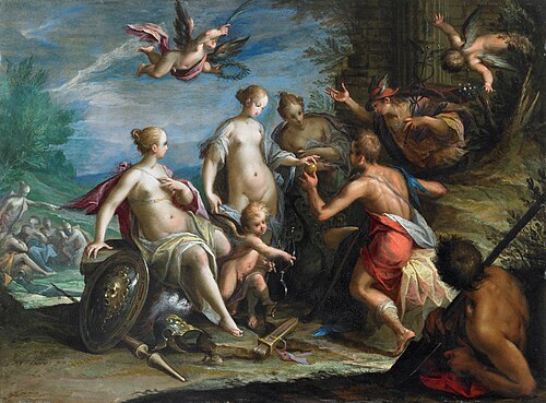 Le Jugement de Pâris, 1590, Hans von Aachen