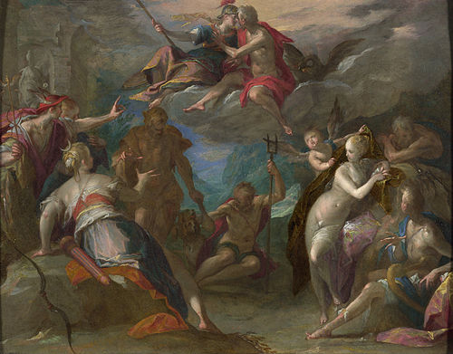The Amazement of the Gods, 1590, Hans von Aachen