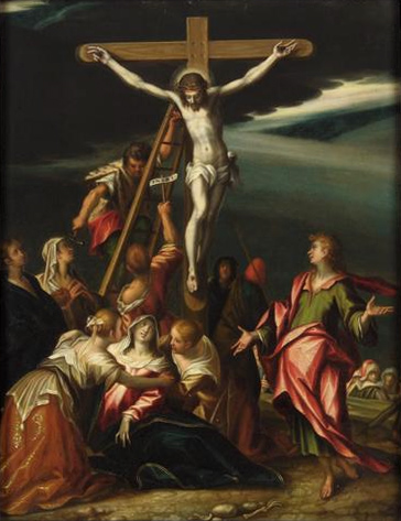 Crucifixion, 1600, Hans von Aachen