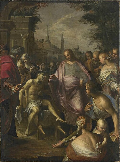 Die Auferweckung des Jünglings von Naim, 1590, Hans von Aachen