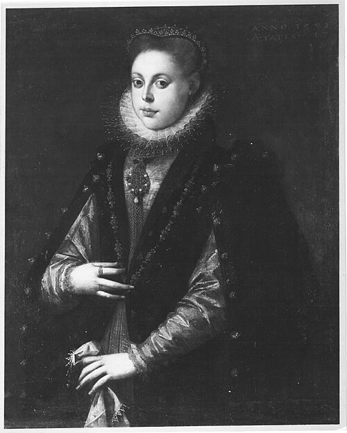 Bildnis einer unbekannten Frau, 1593, Hans von Aachen
